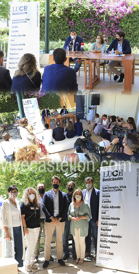 Presentación del festival Luce Benicàssim 