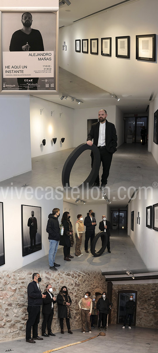 Alejandro Mañas reivindica el papel de las mujeres místicas en su exposición en el Centro Cultural Melchor Zapata de Benicàssim 