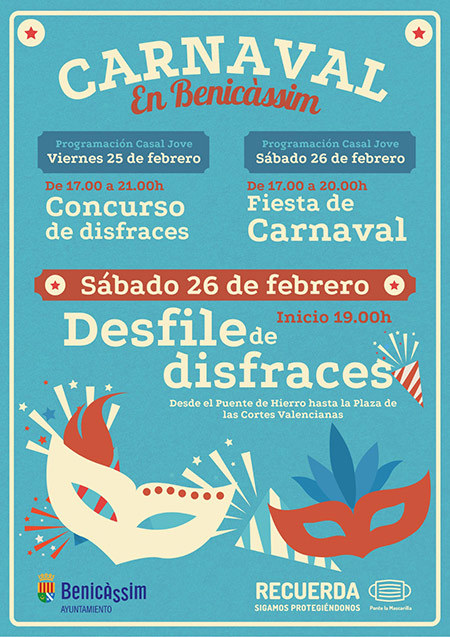 Benicàssim programa un gran desfile para Carnaval