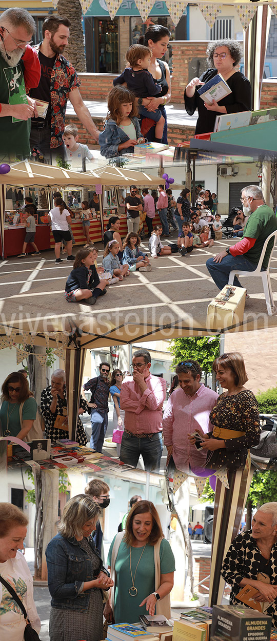 La plaza Constitución de Benicàssim acogió la Feria del Libro