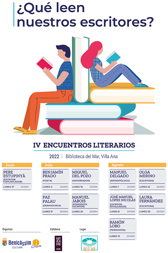 Benicàssim programa encuentros literarios a pie de playa