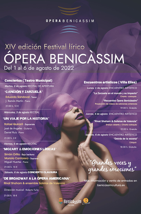 XIV Festival Lírico Ópera Benicàssim