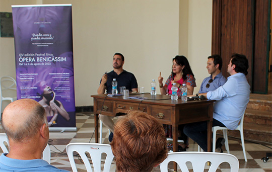 Los encuentros artísticos abren el Festival Lírico Ópera Benicàssim