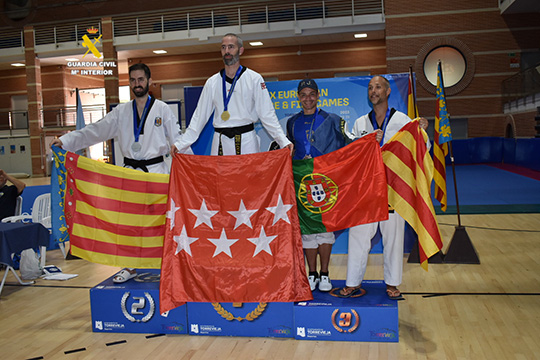 Un Cabo 1º de la Guardia Civil de Benicássim logra la medalla de plata en el Campeonato de Europa de Policías y Bomberos de Taekwondo