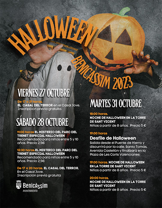 Benicàssim programa una decena de actividades para un Halloween ´terrorífico´