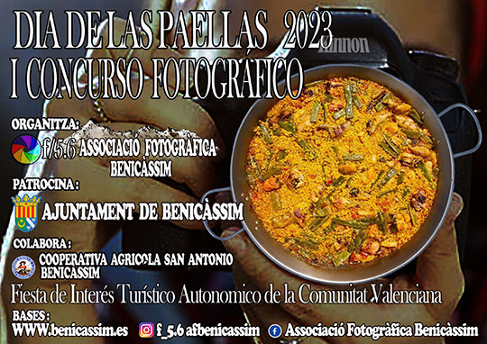 El Día de las Paellas de Benicàssim contará por primera vez con un Concurso de Fotografía