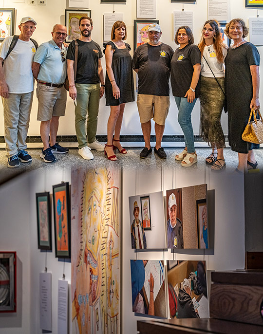 La exposición “Misteri dels Rostres” del castellonense Iñaki Horta estará disponible hasta el 25 de agosto en la Sala Escena de Benicàssim