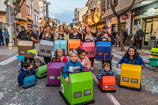 Desfile de Carnaval en Benicàssim, sábado 10 de febrero