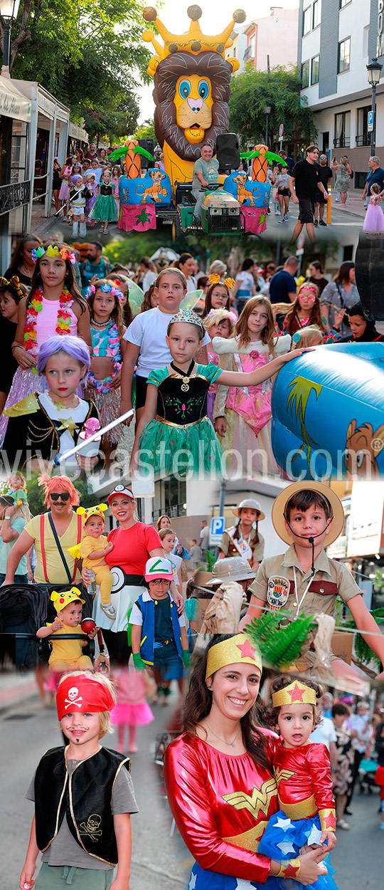 Desfile infantil de disfraces en Benicàssim