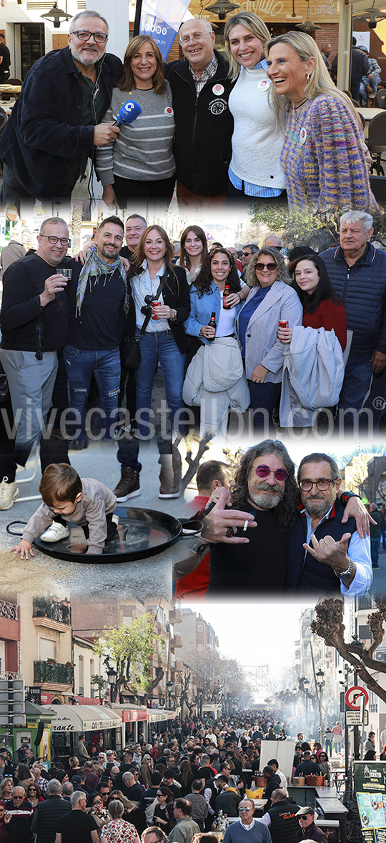 El buen tiempo acompaña a Benicàssim en un Día de las Paellas de récord con alrededor de 35.000 asistentes