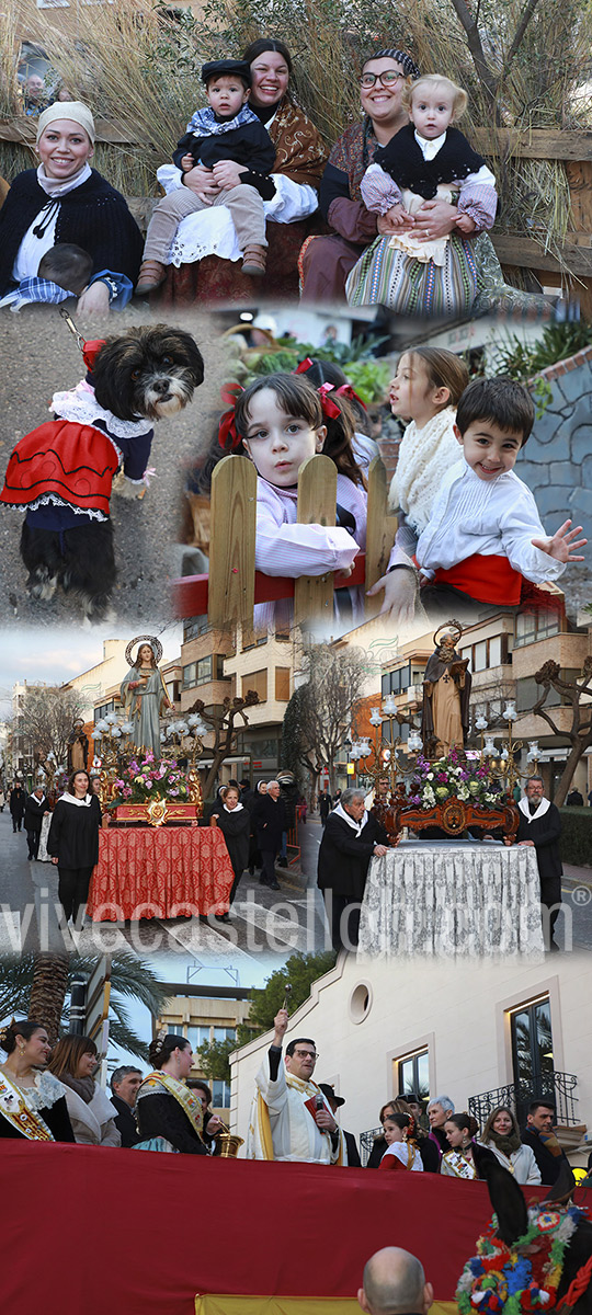 Benicàssim honra a Sant Antoni y Santa Àgueda Benicàssim honra a Sant Antoni y Santa Àgueda