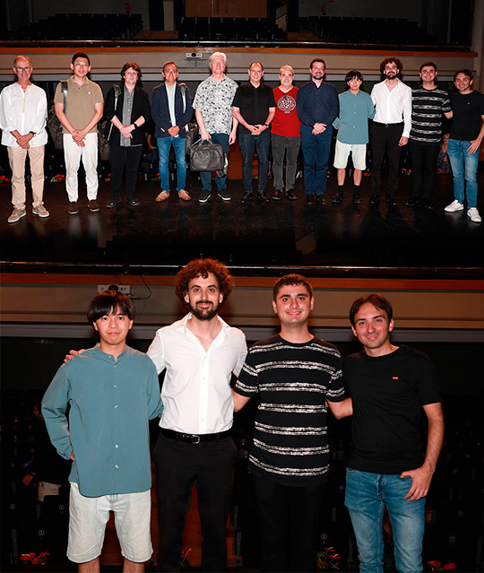 Finalistas del Certamen Internacional de Guitarra Francisco Tárrega