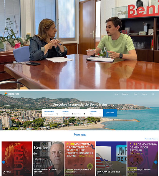Benicàssim promociona toda su actividad estival con una agenda web 