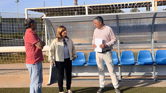 Benicàssim culmina la renovación de las instalaciones deportivas de La Carrerassa con la construcción de los vestuarios en las próximas semanas