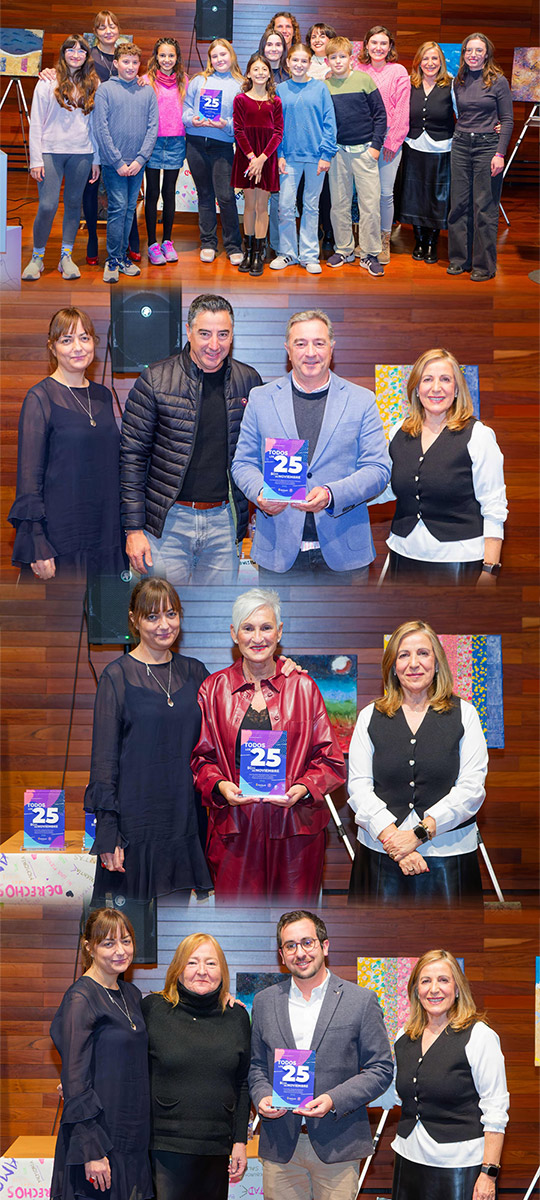 Benicàssim rinde homenaje a las entidades y personas colaboradoras de la campaña ´Todos los 25 son 25 de noviembre´