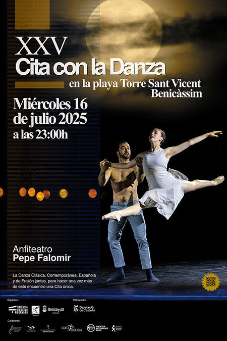 XXV Cita con la Danza en Benicàssim, el miércoles 16 de julio XXV Cita con la Danza en Benicàssim, el miércoles 16 de julio