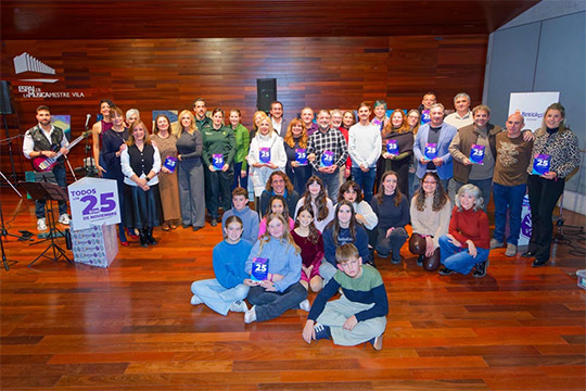 Benicàssim rinde homenaje a las entidades y personas colaboradoras de la campaña ‘Todos los 25 son 25 de noviembre’