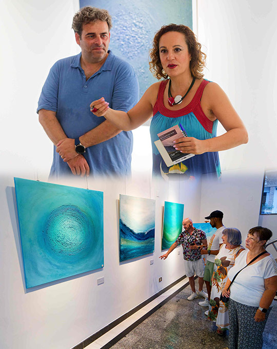 La Sala Escena de Benicàssim inaugura la exposición ‘Reflejos del mar’ de Elisabeth Rodrigo