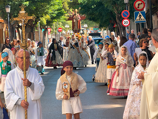 Benicàssim celebra con devoción el día de su patrón Santo Tomás de Villanueva