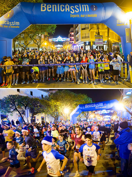 Cerca de un millar de vecinos y visitantes corren la San Silvestre de Benicàssim Cerca de un millar de vecinos y visitantes corren la San Silvestre de Benicàssim