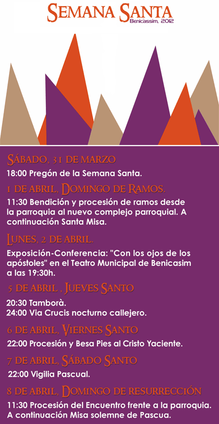 Todo preparado para disfrutar de la semana santa en Benicàssim Todo preparado para disfrutar de la semana santa en Benicàssim