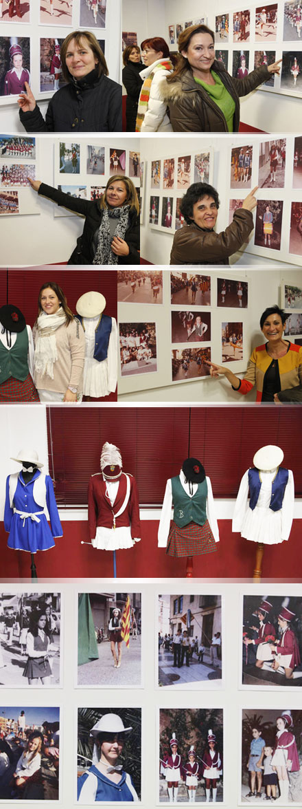 Inauguración de la exposición de fotografías de la Agrupación de Majoretes de Benicàssim y de la Banda de Tambores y Cometas Inauguración de la exposición de fotografías de la Agrupación de Majoretes de Benicàssim y de la Banda de Tambores y Cometas
