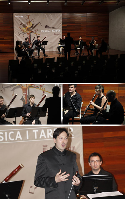 Actuación de Vents a Tempo dentro del ciclo Música i Tardor Actuación de Vents a Tempo dentro del ciclo Música i Tardor