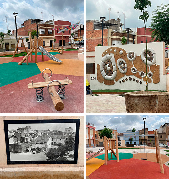 Betxí inaugura la nueva plaza Manuel Escobedo con un acto festivo y la presentación del mural ‘El ritme de la vida’ 