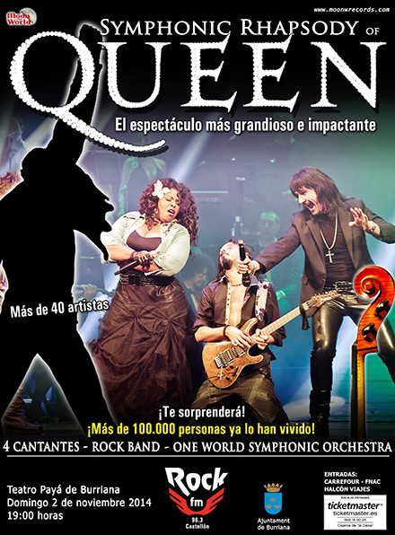 Symphonic Rhapsody of Queen, homenaje a Queen en Burriana