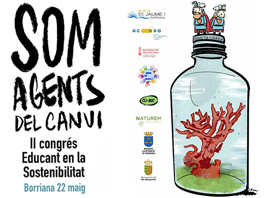 L'alumnat de Borriana aprén sobre la cura dels oceans al  II Congrés Educant en la Sostenibilitat 