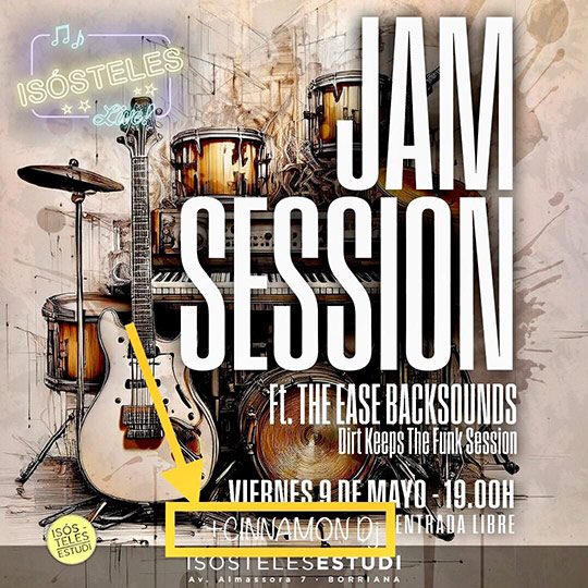 La jam de música negra pone en marcha el mes de mayo en Isósteles Estudi de Burriana La jam de música negra pone en marcha el mes de mayo en Isósteles Estudi de Burriana