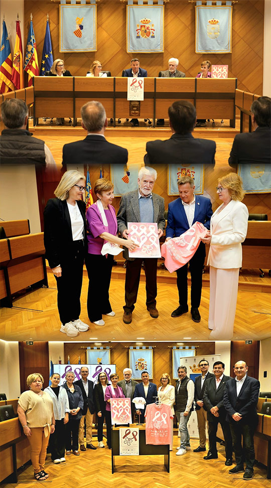 presentación oficial de la 9ª Cursa de Dona en favor de la lucha contra el Cáncer de Mama