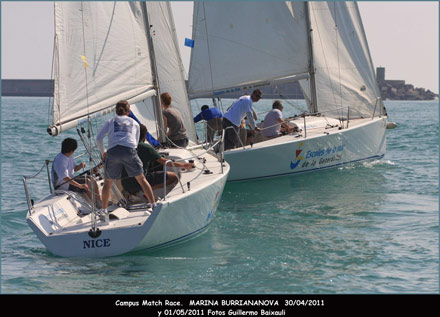 II Campus de Match Race Escoles de la Mar de la Generalitat- Marina Burriananova  21 y 22 de abril