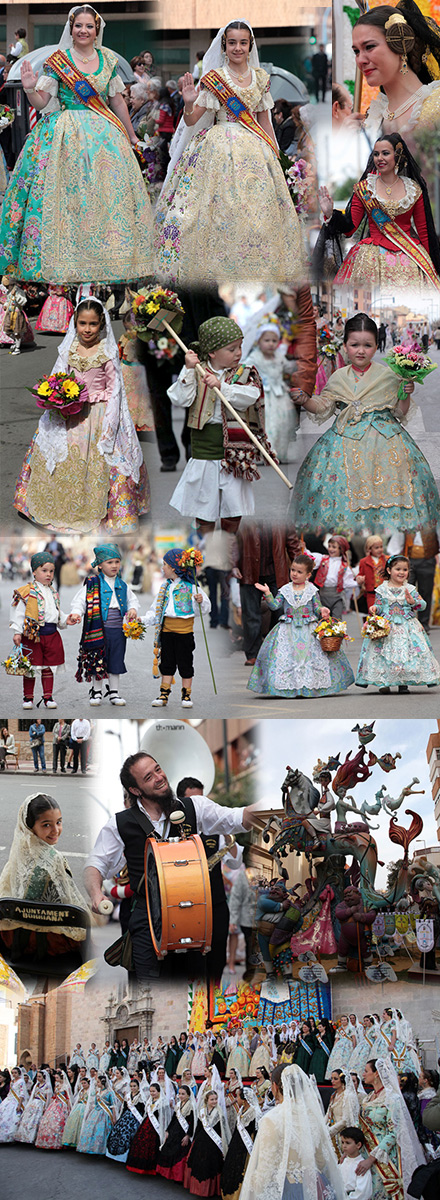 Ofrenda floral a la Virgen de la Misericordia en Burriana Ofrenda floral a la Virgen de la Misericordia en Burriana