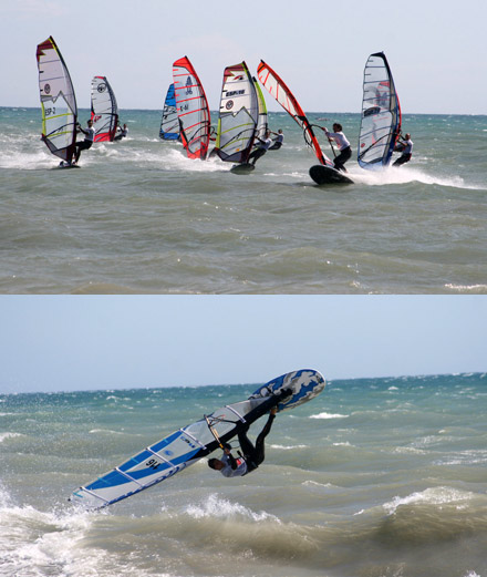 Pablo y Oscar Ania, subcampeones de  Funboard