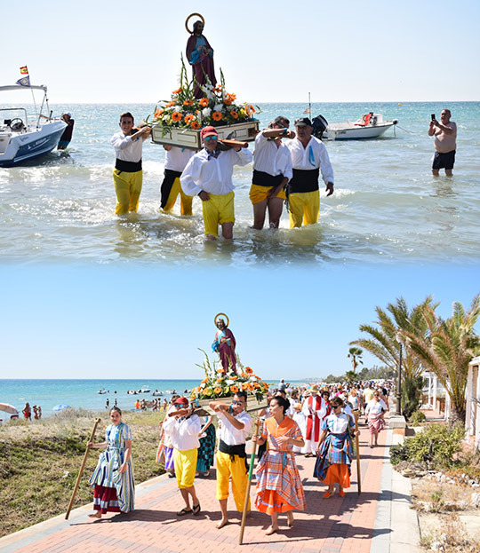 La Ribera de Cabanes celebra Sant Pere con una multitudinaria procesión La Ribera de Cabanes celebra Sant Pere con una multitudinaria procesión
