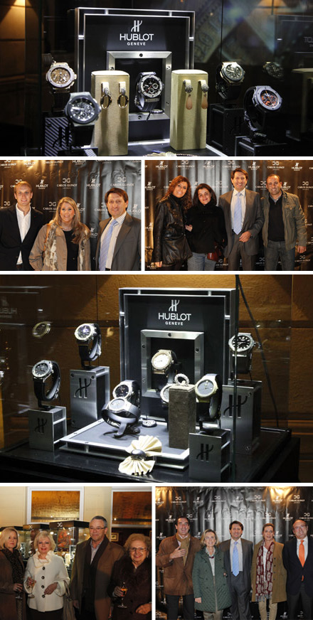 Carlos Guinot presentó la nueva colección de relojes de la firma Hublot