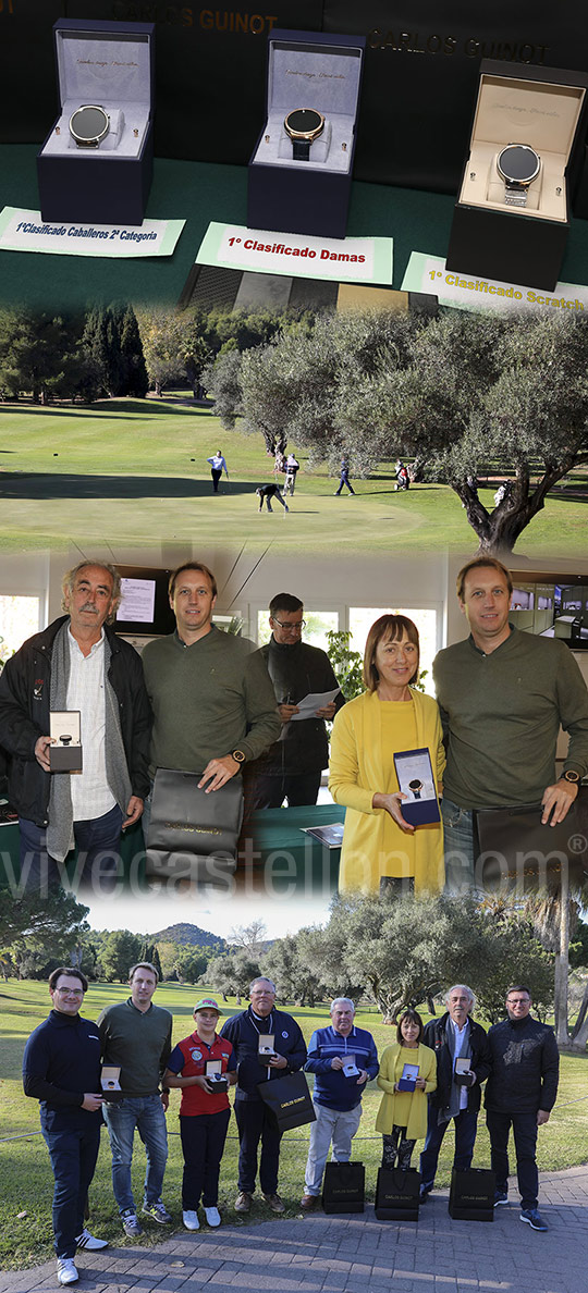 Éxito y sorpresas en el I Trofeo Carlos Guinot Joyería de golf 