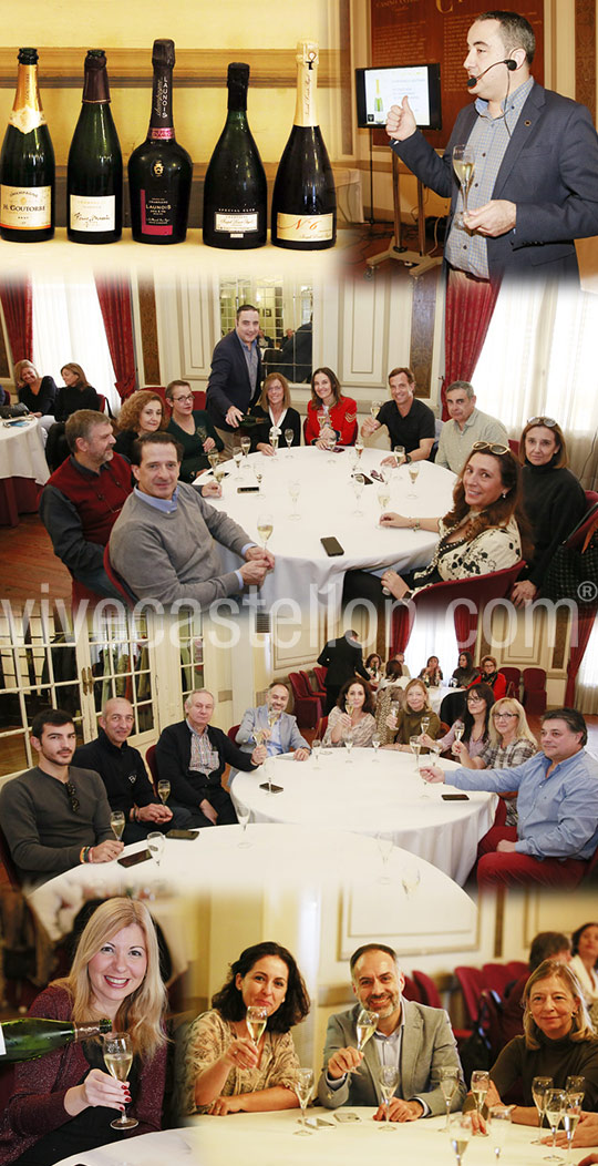 Cata de champán francés en el Real Casino Antiguo de Castellón