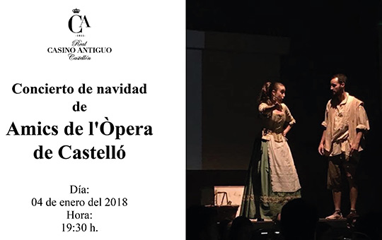 Concierto de Navidad en el Real Casino Antiguo de Castellón Concierto de Navidad en el Real Casino Antiguo de Castellón