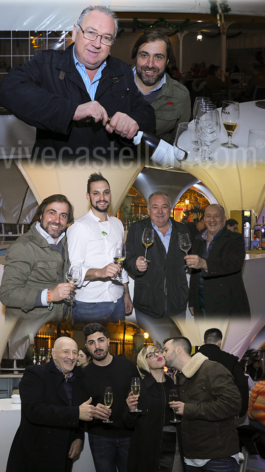 Brindis navideño en Lino Terrace Brindis navideño en Lino Terrace
