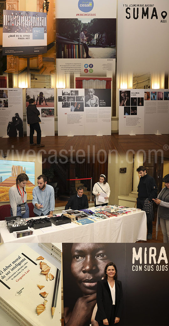 Mira con sus ojos, exposición en Encuentro Castellón, foro de debate humanista 