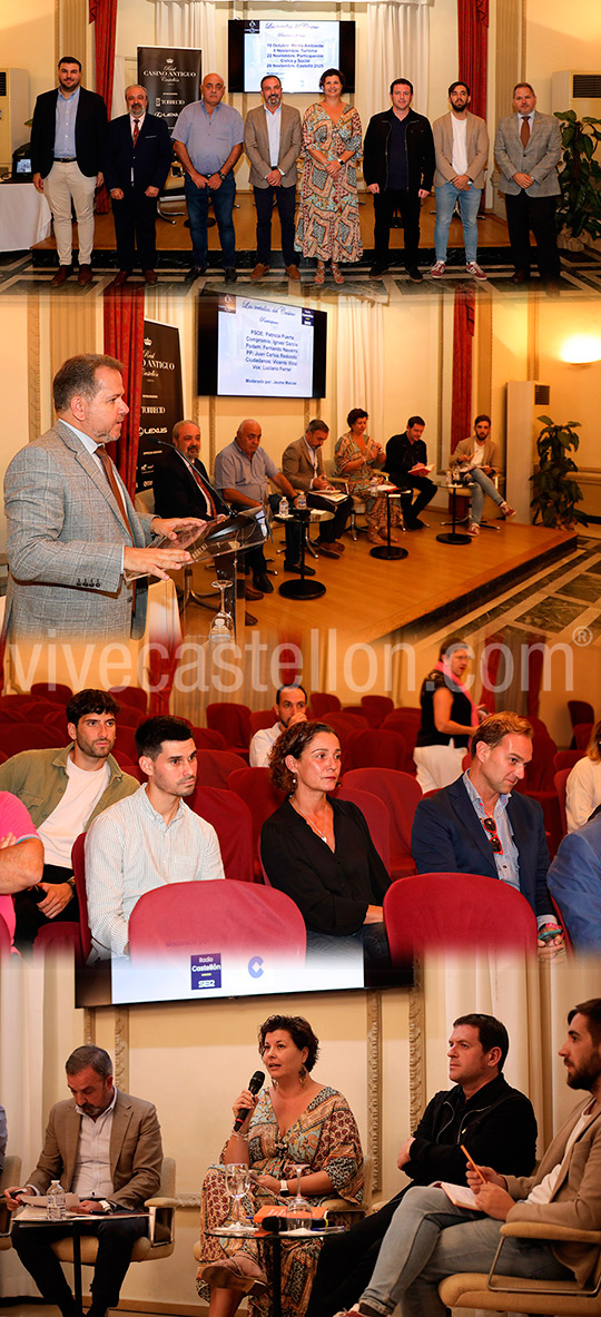 Tertulia sobre Economía en el Real Casino Antiguo de Castellón Tertulia sobre Economía en el Real Casino Antiguo de Castellón