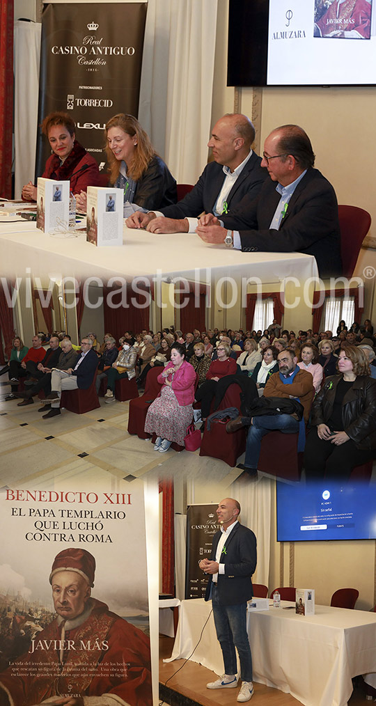 Javier Más presenta su última novela, ´Benedicto XIII. El Papa templario que luchó contra Roma´ Javier Más presenta su última novela, ´Benedicto XIII. El Papa templario que luchó contra Roma´