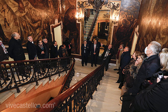 Acto de homenaje a D. Ramón Catalán en el Real Casino Antiguo de Castellón