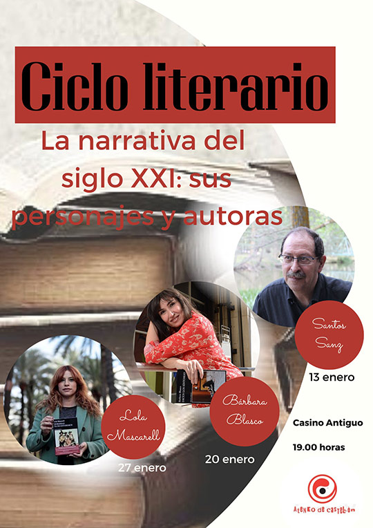 Nuevo ciclo de conferencias de literatura del siglo XXI en el Real Casino Antiguo de Castellón
