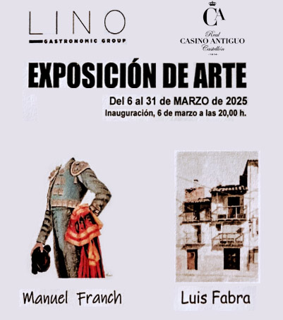 Exposición de arte de Manuel Franch y Luis Fabra Exposición de arte de Manuel Franch y Luis Fabra