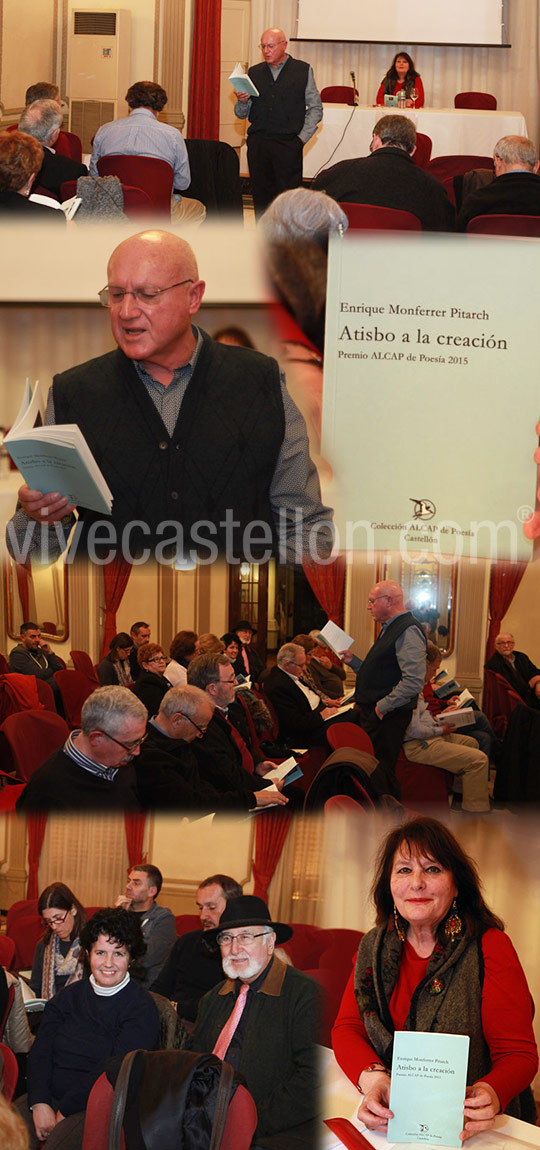 Atisbo a la creación de Enrique Monferrer, premio Alcap de poesía