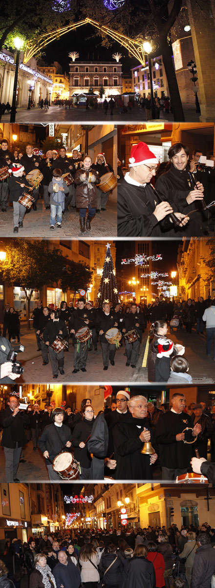 Castellón, Concert Nadalenc de la Colla de Dolçainers i Tabaleters