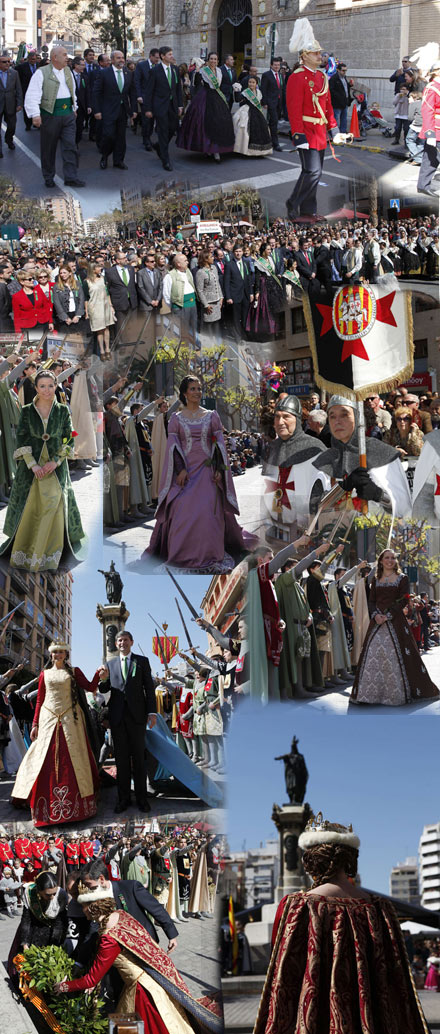 Castellón, Magdalena 2012, Acto homenaje Jaime I Castellón, Magdalena 2012, Acto homenaje Jaime I